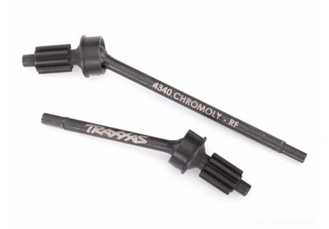 Traxxas Axle Shaft, Front, heavy duty (left & right) / portal drive input gear (machined) (2 pcs) (assembled) TRX8062