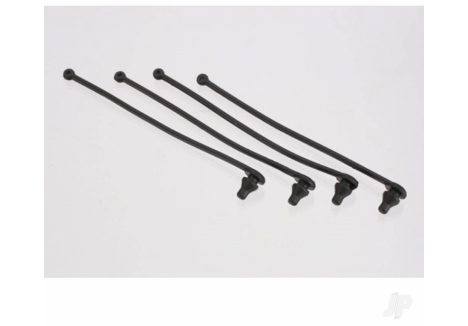 Traxxas Body clip retainer, Black (4 pcs) TRX5750