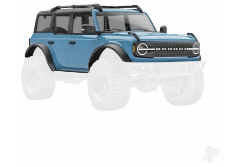 Traxxas Body, Ford Bronco, complete, Area 51 (includes grille, side mirrors, door handles, fender flares, windshield wipers, spare Tyre mount, & clipless mounting) TRX9711-ARE51