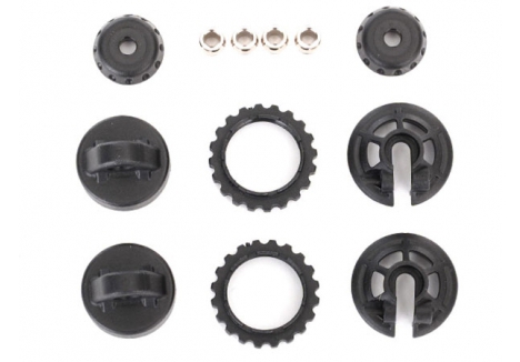 Traxxas Caps & spring retainers, GTR shock (upper cap (2 pcs) / hollow balls (4 pcs) / bottom cap (2 pcs) / upper retainer (2 pcs) / lower retainer (2 pcs)) TRX7468X
