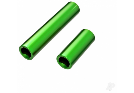 Traxxas Driveshafts, centre, female, 6061-T6 aluminium (Green-anodised) (front & rear) (for use with #9751 metal centre driveshafts) TRX9752-GRN