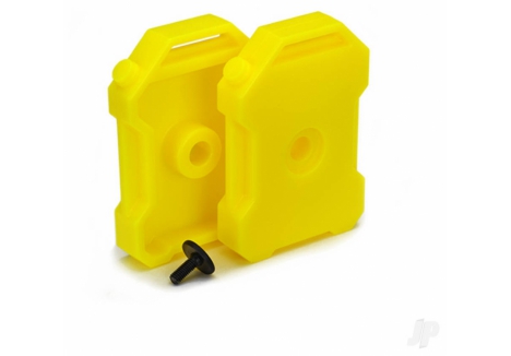 Traxxas Fuel canisters (Yellow) (2 pcs) / 3x8 FCS (1pc) TRX8022A