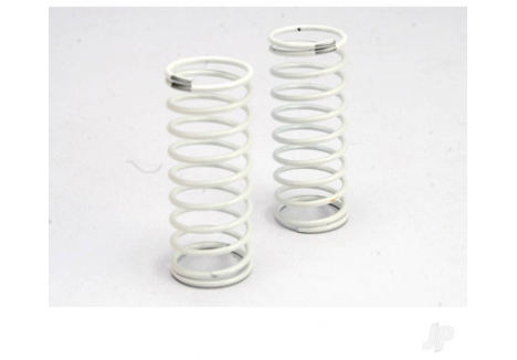 Traxxas Spring, shock (White) (GTR) (Rear) (1.2 rate Silver) (1 pair) TRX5431