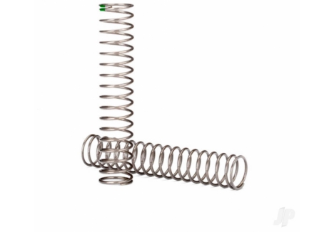 Traxxas Springs, shock, Long (natural finish) (GTS) (0.54 rate, Green stripe) (for use with TRX-4 Long Arm Lift Kit) TRX8156