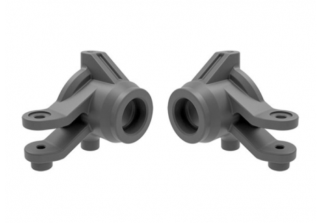 Traxxas Steering blocks, left & right (Grey) TRX10736-GRAY