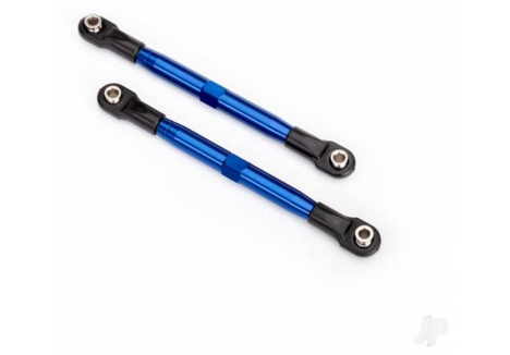 Traxxas Toe links (Tubes Blue-anodised, 7075-T6 aluminium, stronger than Titanium) (87mm) (2 pcs) / rod ends (4 pcs) / aluminium wrench (1pc) TRX6742X