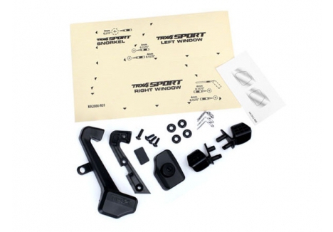 Traxxas TRX-4 Sport Side Mirrors and Snorkel TRX8119
