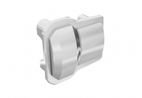 Traxxas TRX-4M Differential Cover - Front or Rear (Satin Chrome) (2) TRX9738-SATIN