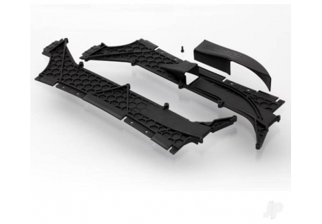 Traxxas Tunnels, left & right / vent cover / 3x8mm CS (1pc) TRX6420