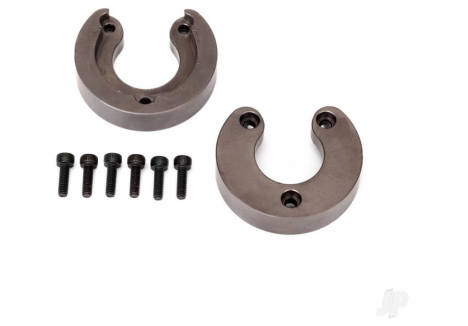Traxxas Weight, portal housing, brass (34 grams) (2 pcs) / 2.5x8 CS (6 pcs) (requires #8251X, 8251R, 8251A, or 8251G outer portal housing) TRX8267
