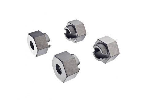 Traxxas Wheel hubs, 7mm hex (steel) (4 pcs) / axle pins (4 pcs) TRX9750A