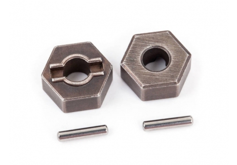 Traxxas Wheel hubs, hex (steel) (2pcs) / axle pins (2 pcs) TRX1654R