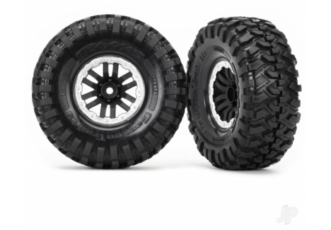 Traxxas Wheels & Tyres, Assembled Glued Canyon Trail 1.9 Tyres (2 pcs) TRX8272X
