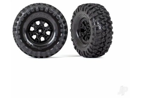 Traxxas Wheels & Tyres, Assembled, Glued (TRX-4 2021 Bronco 1.9' wheels, Canyon Trail 4.6x1.9' tyres) (2) TRX9272