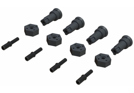Wheel Axle and Hub Set - GROM - Z-ARA311178