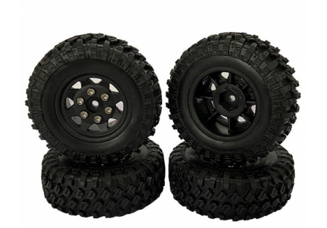 Wheel & Tyre Set 4pcs AX/SCX24
