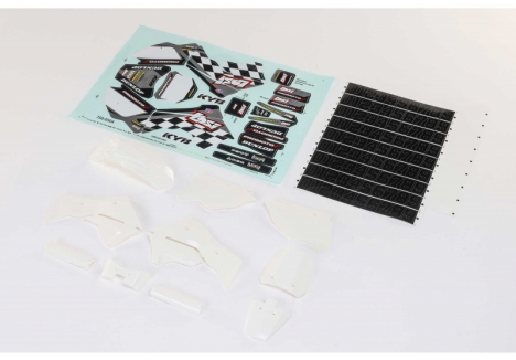 White Plastics with Wraps: Promoto-MX